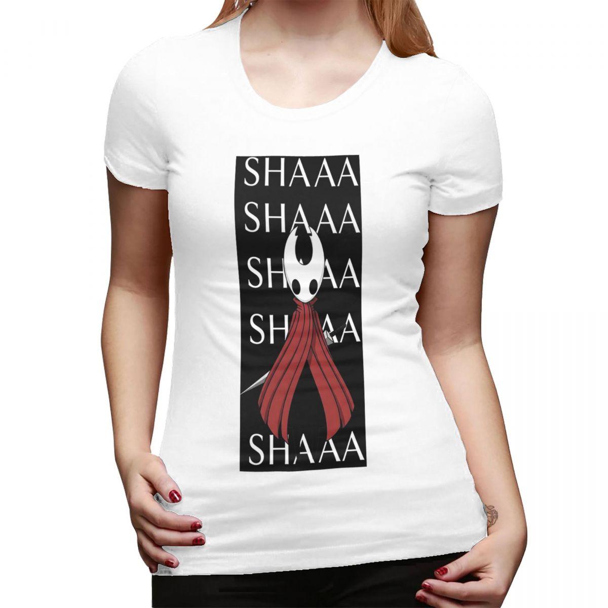 

Hollow Knight Silksong Shaa Hornet Battle Cry TShirt for Women Crew Neck Streetwear T Shirts Womens Tees Short Clothes Tops S