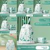 Home Use Thickened Jasmine Flower Drawstring Trash Bags With Odor Control For Kitchen And Bathroom