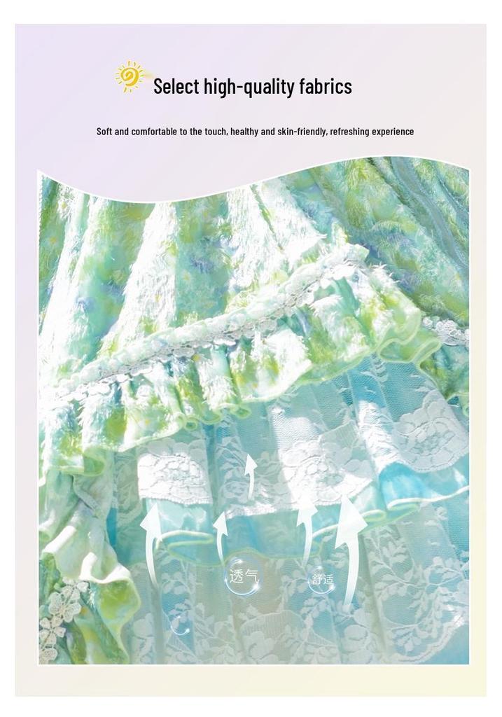 Little Girl Flower Fairy Princess Dress - Summer Birthday Party Outfit