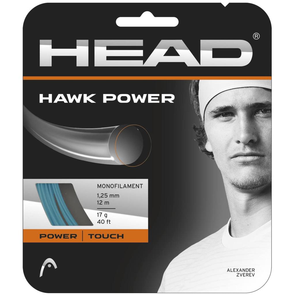 HEAD Hawk Power Tenisová Jedna 125 281022 Výplet, Výplet, PT,