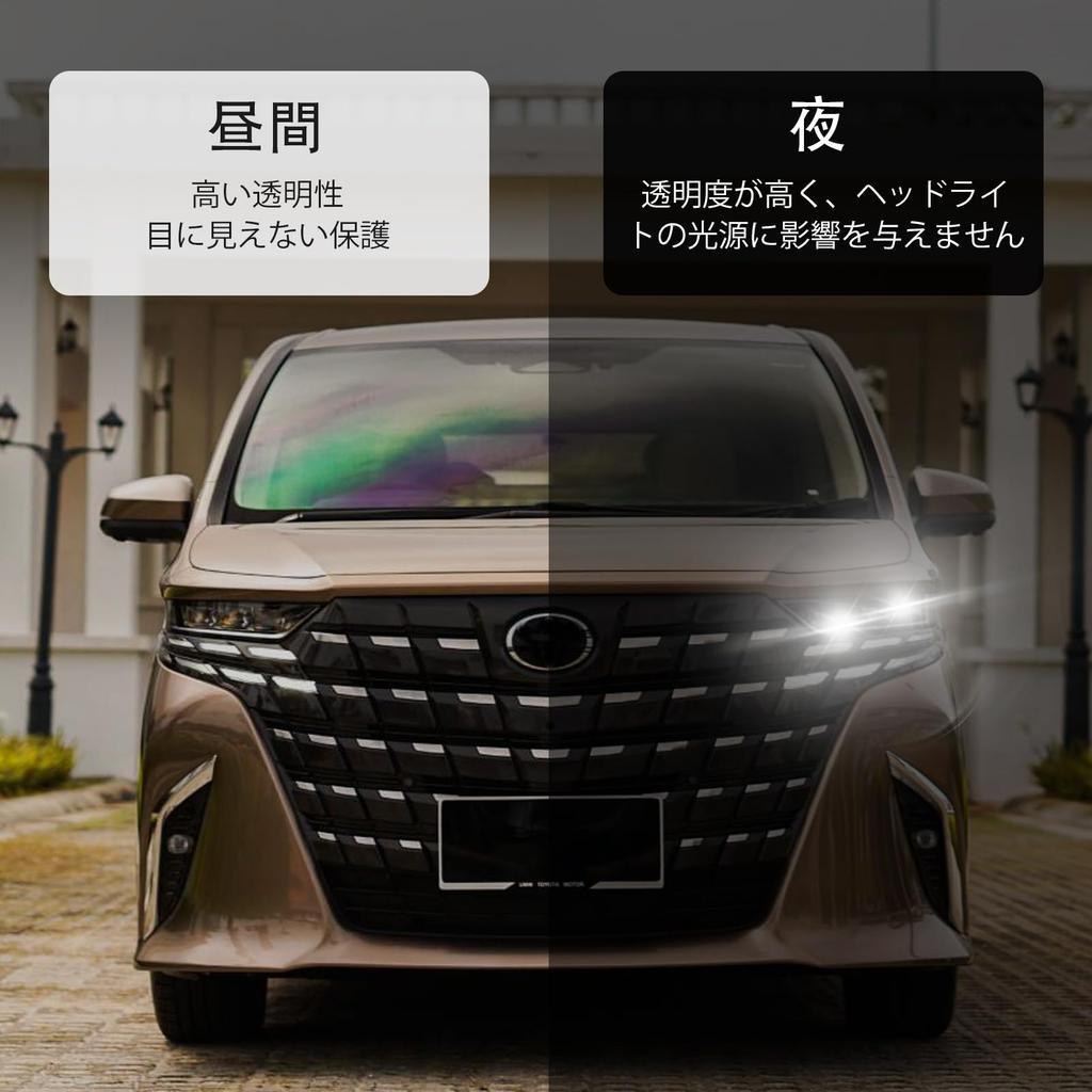 FDAIUN Car Headlight Protection Film for Toyota Alphard 40 Series Accessory TPU Protective Film Transparent - -