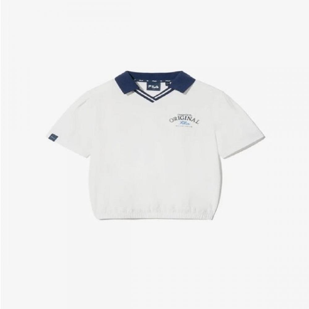

Fila KidS GirlS TenniS Collar T ShirT Fk2rSh2304fwhi S white navy/130