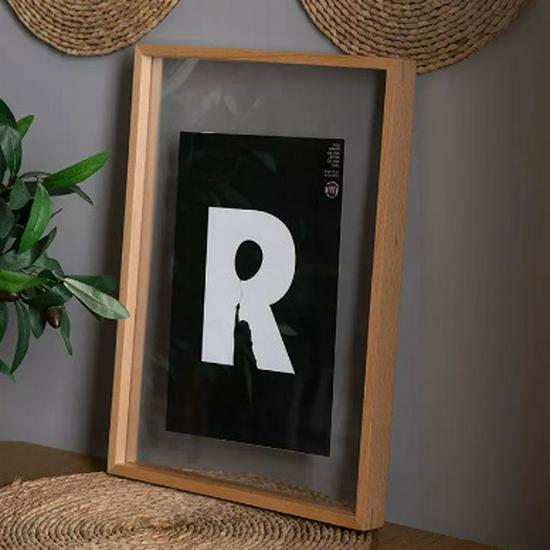 A4 3D Creative Photo Frame: No-Punch, Double-Sided Glass Plant Specimen Display (6-Inch/7-Inch)