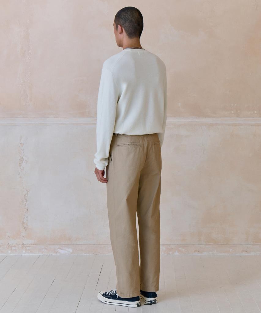 Musinsa Standard [City Workers] Tapered Cotton Pants [Beige]