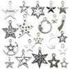 Retro Alloy Star Moon DIY Necklace & Earring Charms