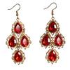 Pair of Drop Earrings in Vibrant Color Dangle Styles Alloy for Sensitive Skin