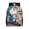 Back To School Season Doraemon Riding an Electric Scooter Knapsack Doraemon Ladies Adjustable Strap Backpack