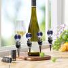 2pcs Wine Bottle Cap Display Rack 4-slot Acrylic Clear Wine Bottle Cap Storage Rack Wine Bottle Cap And Stopper Storage Rack