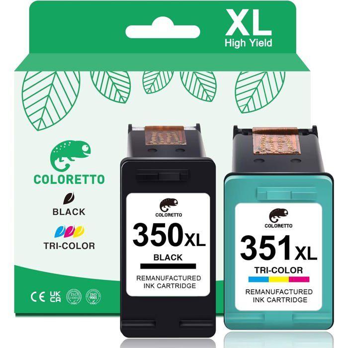 350Xl 351Xl Cartouche D'Encre Remanufacturées Pour Hp Cartouche 350 351 Xl Deskjet D4260 D4360 D4280 Photosmart C4210 C5250 C[J81]