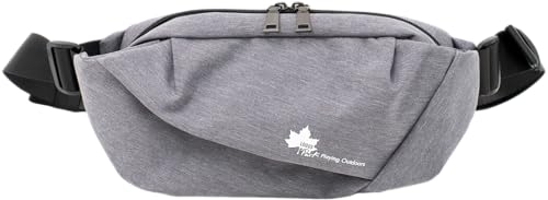 Logo Spark Men's Small, Water-Repellent, Lightweight Hip Bag in Navy