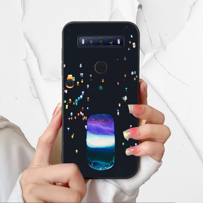 

For TCL 10 SE Case Black TPU Silicone Shell Coque For TCL 10SE Phone Cover Cases Soft Matte Fundas T766U T766H Capa Phone Bag TCL 10 SE