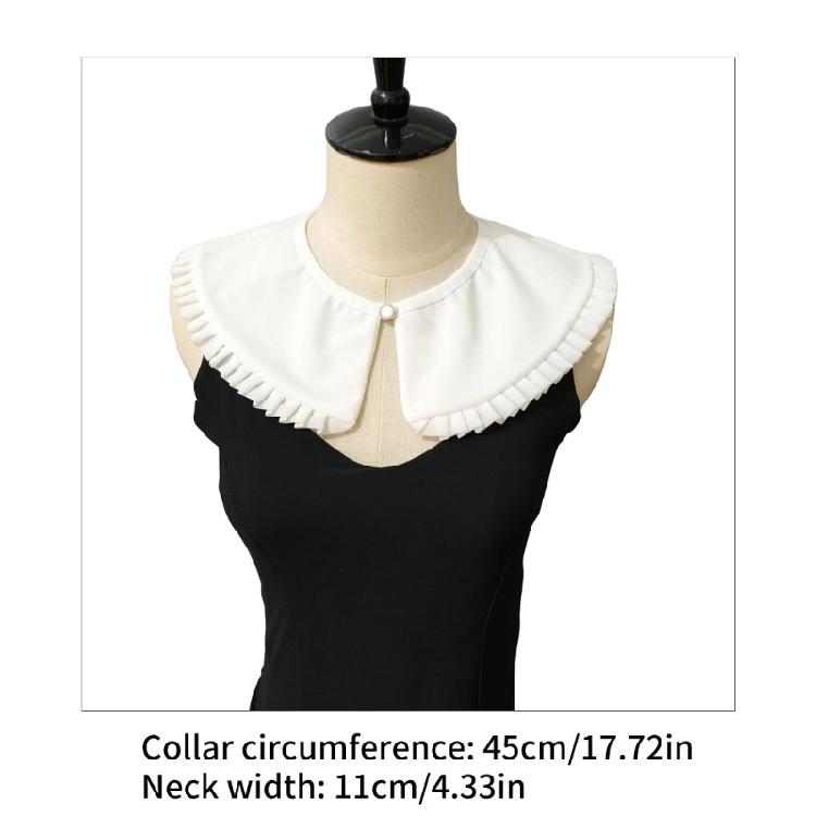 Adjustable Pleated Collar For Preepy Look Costumes and Cosplay Halloween Accessory Versatile Collar