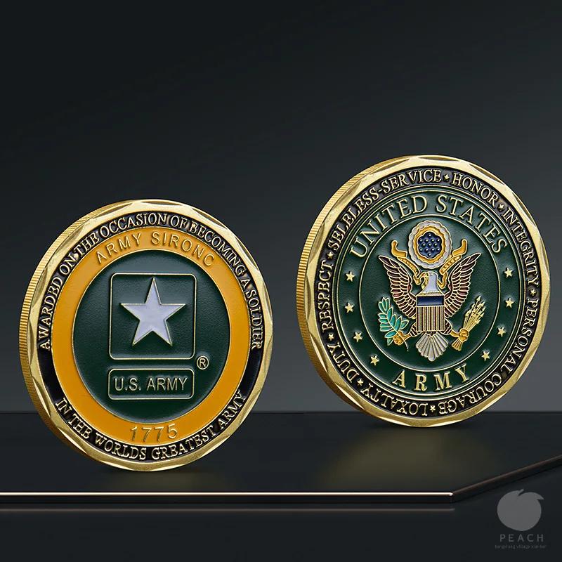 Souvenir Coin Veterans Memorial Coin US Army Military Challenge Coin