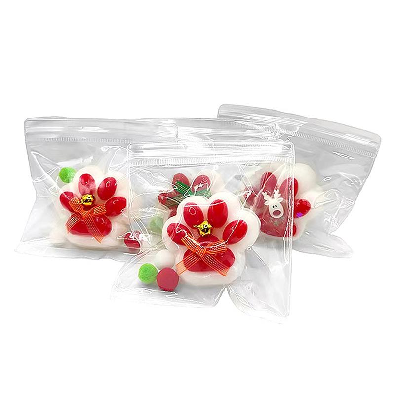 Simulation Weihnachten Katzenpfote Squishy Zappeln Spielzeug Süße Katzenpfote Silikon Langsam Rebound Dekompression Spielzeug Stress Release Vent Spielzeug