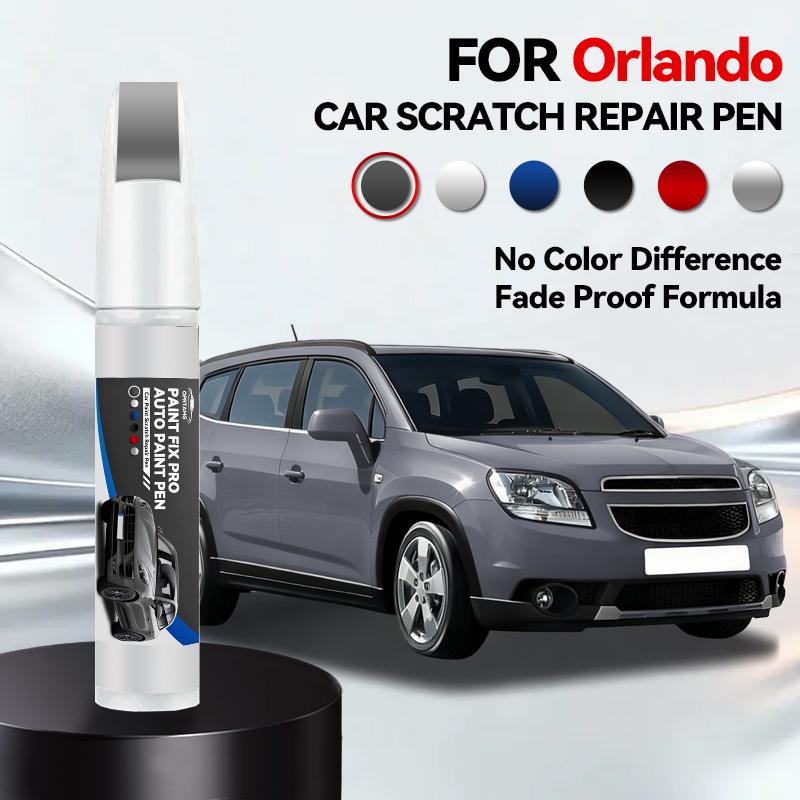 For Chevrolet Orlando 1994-2025 Paint Repair Pen Touch Up Scratch Remover DIY Auto Accessories Black White Silver Blue Red