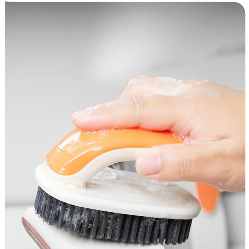 Cleaning Brushes Soft Pp Bristles With Handle Perfect For Shoes Clothes Home Use