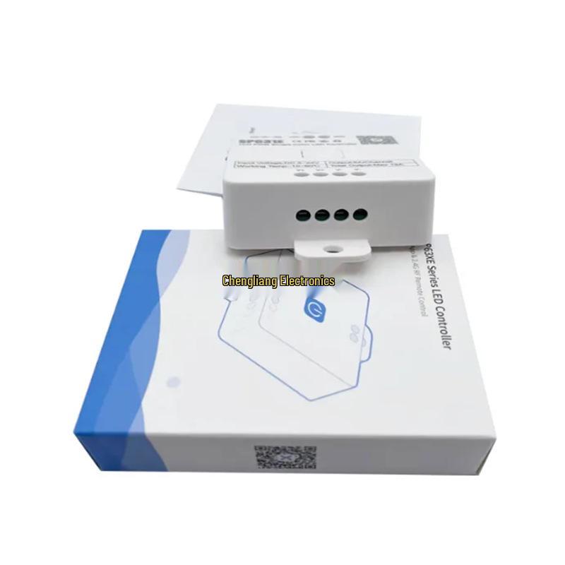 SP630E Bluetooth LED Controller: RGBCW, Single/Dual Color Temp, Magic Color Strip Dimming via App.