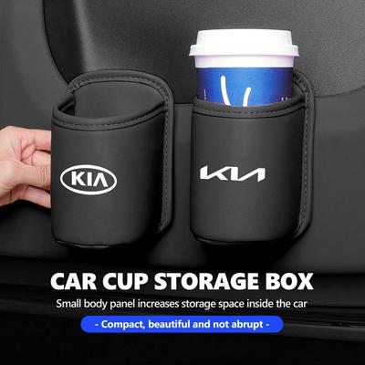 CNR2 Car Drink Rack Storage Bin Cups Holder Organizer Auto Accessories For Rio K5 K2 Sportage Ceed Sorento Picanto Stinger Soul