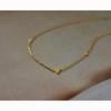 Minimalist Stylish Tiny Hearts Cute Stacked Bracelet Gold Plated Chain Ladies Women Student Fashion Jewelry