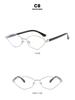 2024 High-End Small Frame Rhombus Cat Eye Polygon Sunglasses