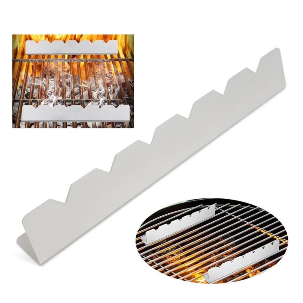 6 Slots Skewer Holder Anti-Slip Groove Barbecue Tools BBQ Accessories Kebab Stands  Patio Barbecue