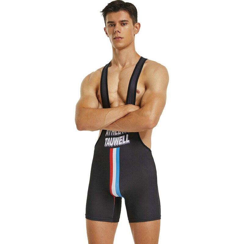 Herr Sportväst Yogakläder Träningskläder En del Löparbyxor Cykelkläder Bodysuits Fetisch Sexiga Underkläder