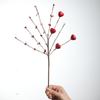 1pc Red and Pink Heart-shaped Flowers DIY Festival Decoration Artificial Flower Bouquet Romantic Long-lasting Creative Bouquet