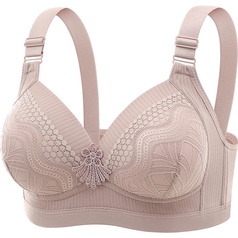 Premium Seamless Push-Up Bra for Middle-aged & Elderly Women - Beautiful Back, Wireless, Plus Size Lingerie for Mother's Day