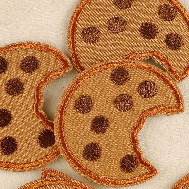 Cookies Clothes Patches Clothing Accessories DIY Cloth Logo Embroidery Shoes and Hats Accessories Cloth Stickers