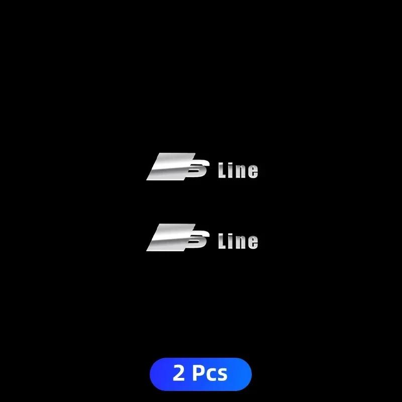 Metal emblem Auto Decor Decals Reflective Car Window Wiper Stickers For q2 Sline S3 A1 A3 A4 A5 A7 A8 Q3 Q5 Q7 TT Accessories