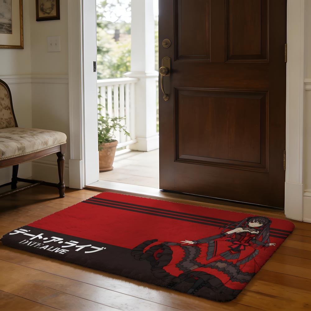 NNahida GGenshin IImpact Anime Game Floor Mat Soft Flannel Absorbent Mat Non-Slip Rug Home Bedroom Bathroom