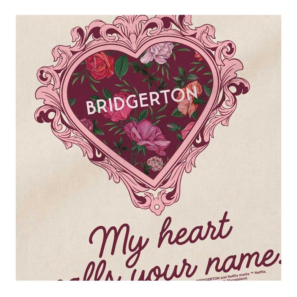 Bridgerton My Heart Calls Your Name Reusable Tote Bag