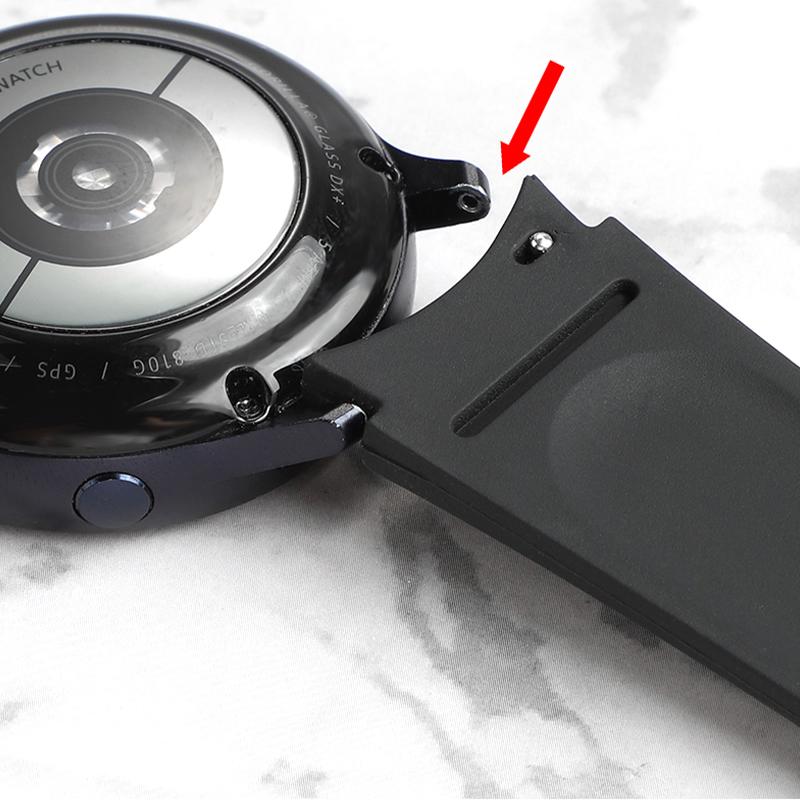 

For Samsung Galaxy Watch6 40mm 44mm/Watch6 Classic 43mm 47mm/Watch 5 40mm 44mm/5 Pro 45mm/Watch4 40mm 44mm Coated Watch Strap Replacement As shown G
