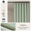 Changbaosen Punch-Free Shower Curtain with Telescopic Rod