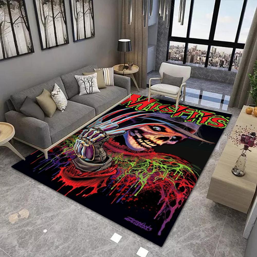The Misfits Carpet for Living Room Decoration Large Area Comfortable Resistant To Dirt Non-slip Rug Flannel Bedroom Floor Mat