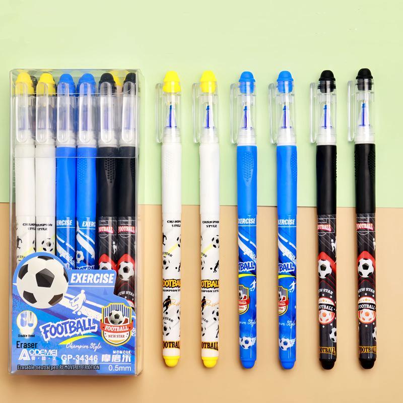 Momo Le Cartoon Erasable Gel Pen for Students - 0.38/0.5, Boys & Girls Style.