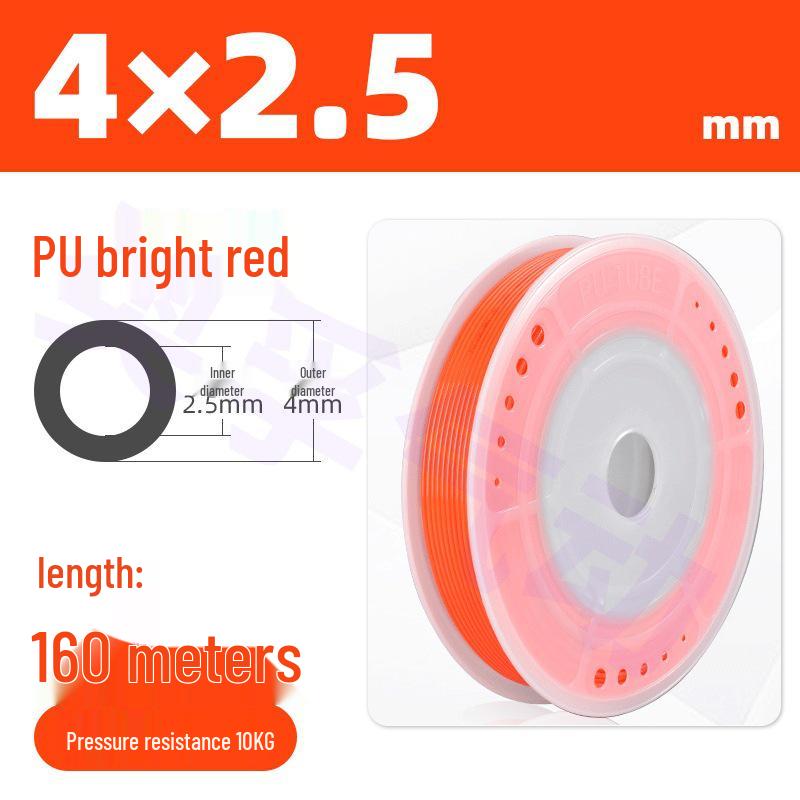 Transparent PU Air Hose for Compressors: Sizes 3-22mm