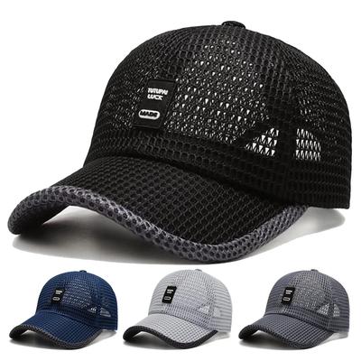 Unisex Label Mesh Breathable Baseball Caps Spring And Summer Outdoor Adjustable Casual Hats Sunscreen Hat Sports Cap
