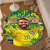 Lucky Football Neymar Journey Round mat, Anti-slip Circle Carpet Chair rug For livingroom,Bedroom, doormat home decor Gift Christmas Gifts