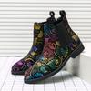 High End Brand Men's Leather Boots Formal High Top Casual Shoes Dress Boots Chelsea Business Wedding Ankle Boots Men 38-48