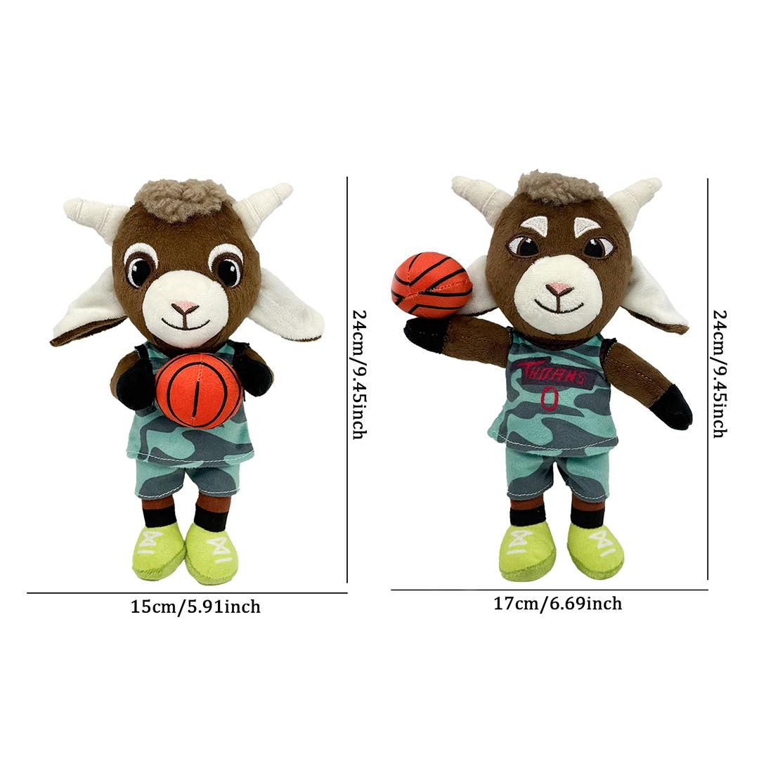 Treasuringu 3 Stijlen Nieuw 24cm Geiten Pluche Speelgoed Schattige Cartoon Anime Film Dierlijk Figuur Perifere Knuffelpop Verjaardagscadeaus