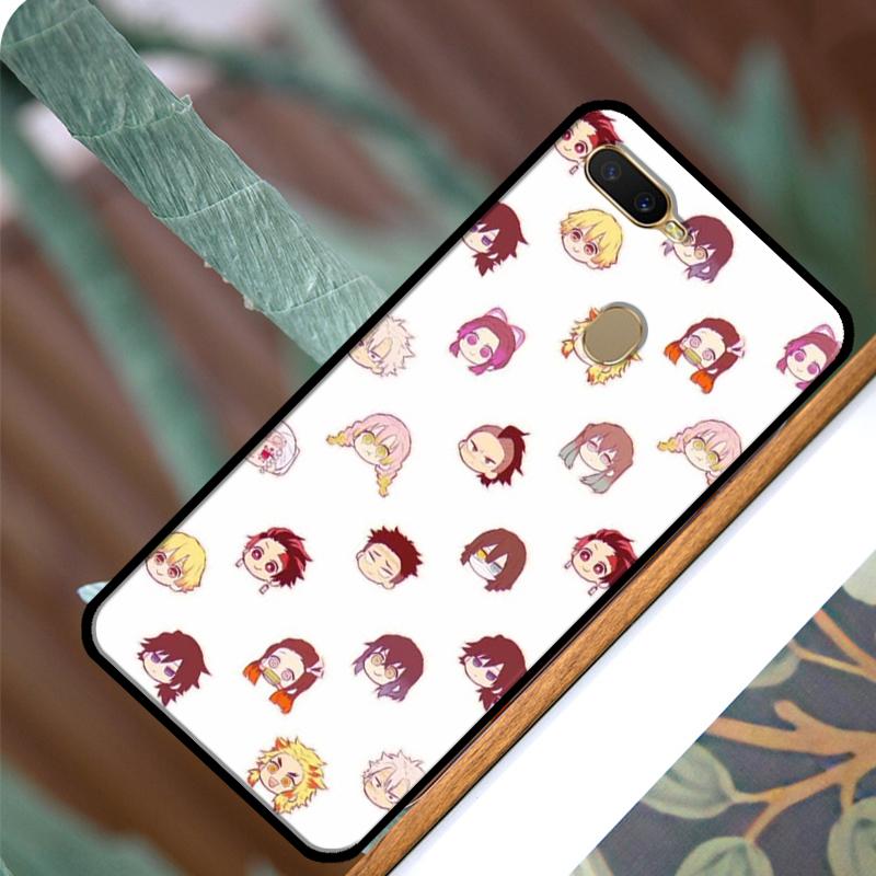 Demon Slayer Kimetsu No Yaiba Anime Case For OPPO A83 A91 A93 A1K A15 A3S A54 A74 A94 A5 A9 A31 A53 A52 A72 A53S Back Cover