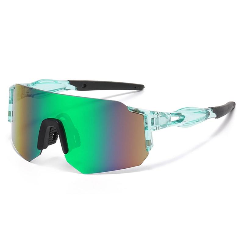 Outdoor Sports Sunglasses with Rimless PC Frame and Lens, Bright Sun Glasses for Fishing Driving and Cycling Use