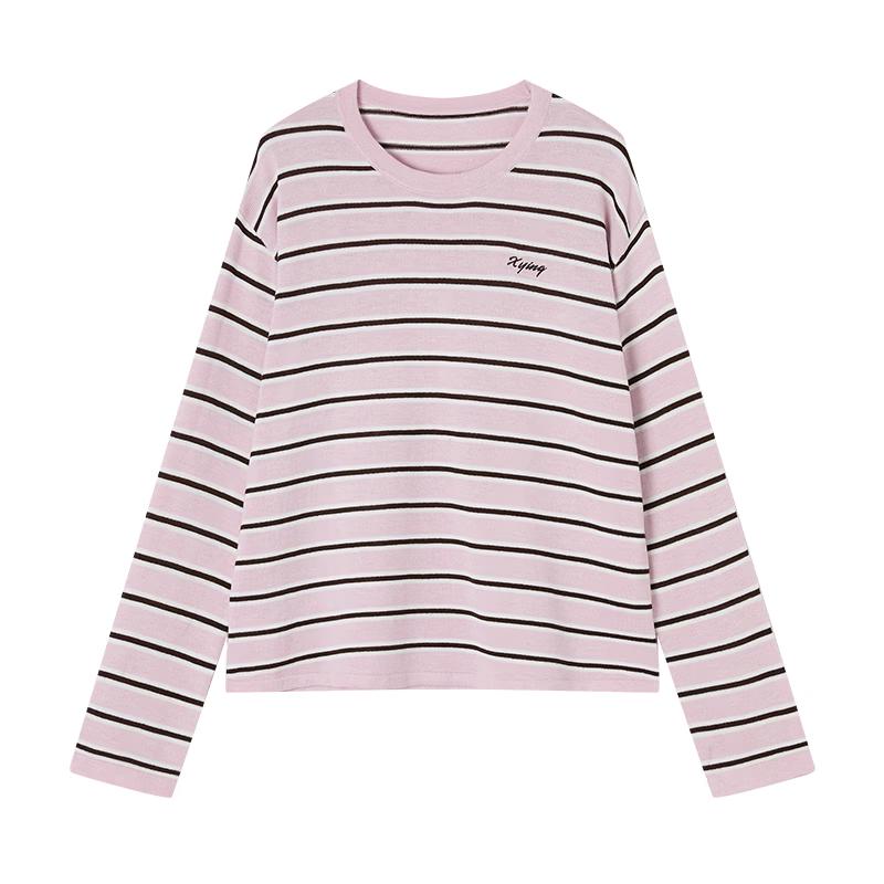 Women s Color-block Striped Knit Sweater M
