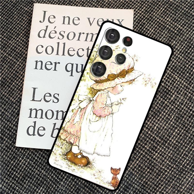 Sarah Kay pattern Case For Samsung Galaxy S21 S22 S23 S24 Ultra Note 20 Note 10 S8 S9 S10 Plus S20 FE Cover