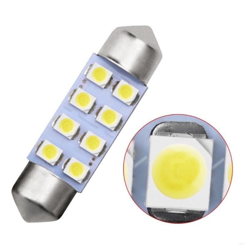 Y4UA Car LED Bulb Decorating Tail Bulb Double Pointed Festoon 31mm 36mm 39mm 41mm No Error Auto Interior Dome Reading Light