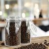 GLASS HERMETIC JAR WITH GLASS LID 1.1L