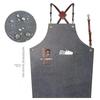 Women's Celebrity-Style Thick Canvas Apron for Hairdressers, Milk Tea Shops, and Baristas