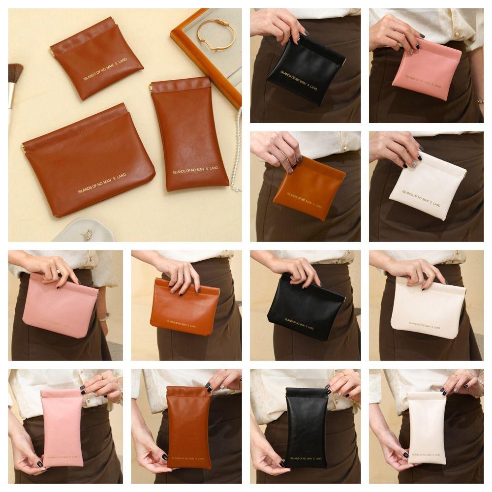 Korean Style PU Leather Makeup Lipstick Bag Spring Bag Small Sunglasses Bag Holder  Children