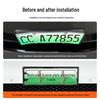 2026 AITO M7 Full Edge Green License Plate Frame - New Regulation Compatible